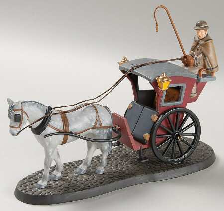 Dickens Village Sherlock Holmes-The Hansom Cab - Bx472 With Box