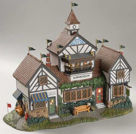 Dickens Village Burwickglen Golf Clubhouse - Boxed