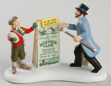 Dickens Village Buying One For Prosperity - With Box Bx637