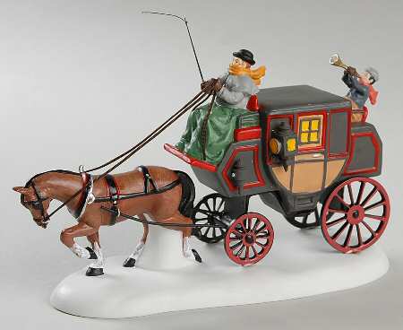 Dickens Village Crowntree Coach - With Box-Bx560
