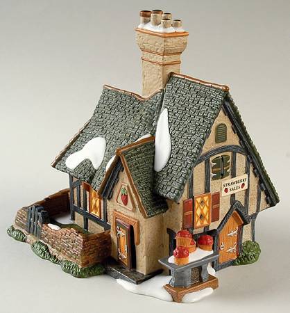 Dickens Village Strawberry Cottage - With Box Bx671