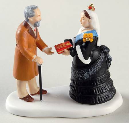 Dickens Village Dickens Accepts The Queen'S... - With Box Bx658