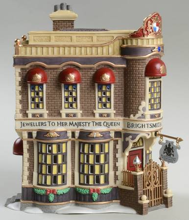 Dickens Village Brightsmith & Sons, Queens Jewellers - Boxed