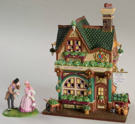 Dickens Village Green's Park Nosegays-Set Of 2 - Boxed