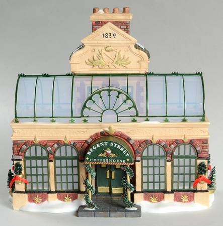 Dickens Village Regent Street Coffeehouse - Boxed