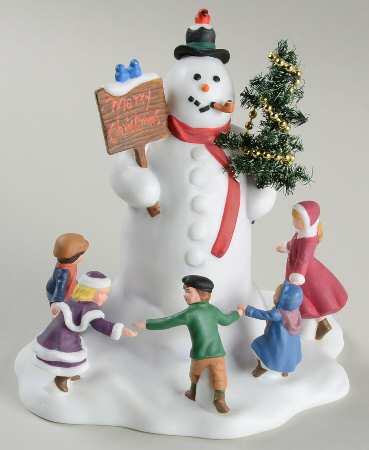 Heritage Village Village Square Snowman - Boxed