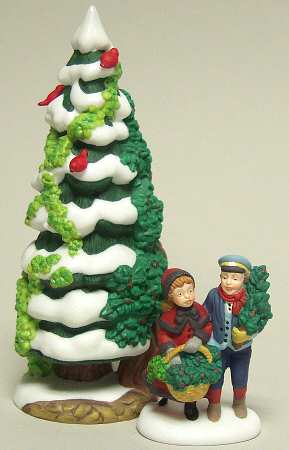 Heritage Village Holly And The Ivy-Set Of 2 - Boxed