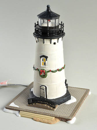New England Village Edgartown Harbor Light - Boxed