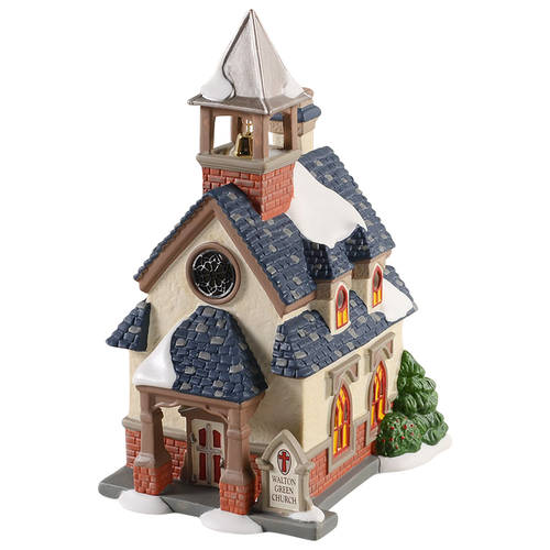 New England Village Walton Green Church - Wtih Box