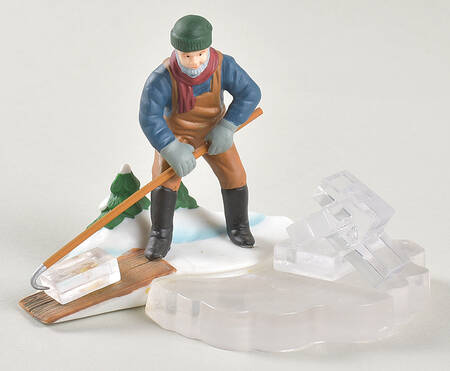 New England Village Man Catching Ice - No Box