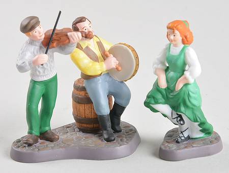 New England Village Dancing An Irish Jig - Boxed