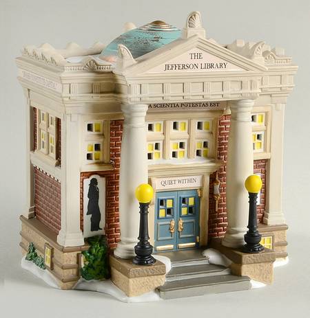 New England Village The Jefferson Library - Boxed