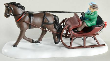 New England Village New England Sleigh Ride - Boxed