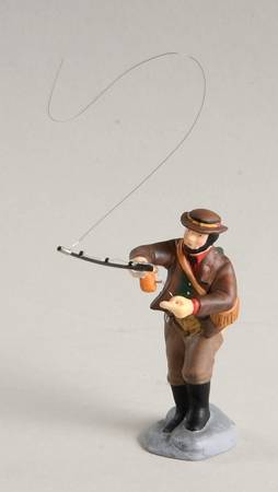 New England Village Fly Casting In The Brook - Boxed