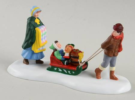 New England Village Delivering The Christmas Spirit - Boxed