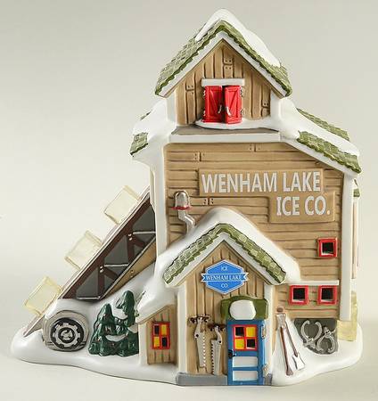New England Village Wenham Lake Ice Company - With Box