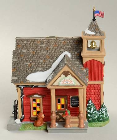 New England Village Echo Glen Little School - With Box