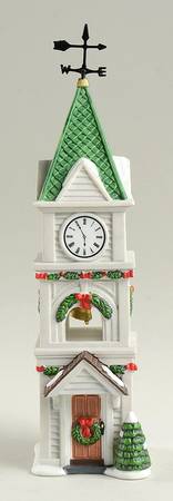 New England Village New England Clock Tower - Boxed