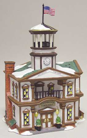 New England Village Woodbridge Town Hall - Boxed