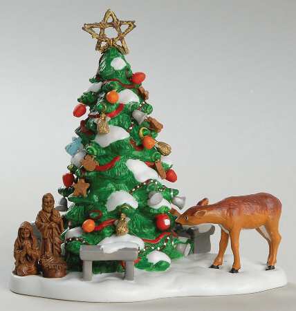 New England Village New England Town Tree - Boxed