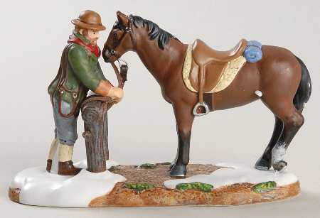 New England Village The Hitching Post - Boxed