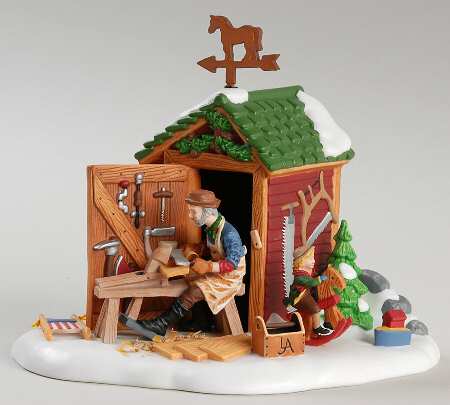 New England Village The Woodworker - Boxed
