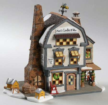 New England Village Platt's Candles & Wax - No Box