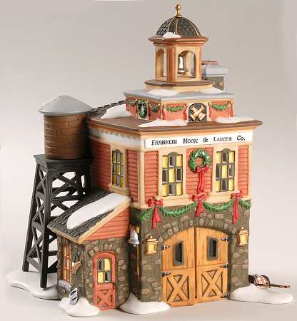 New England Village Franklin Hook & Ladder Co. - Boxed