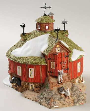 New England Village Whitehill Round Barn - Boxed