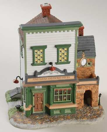 New England Village Wm. Walton Fine Clocks & Pocket Pieces - No Box
