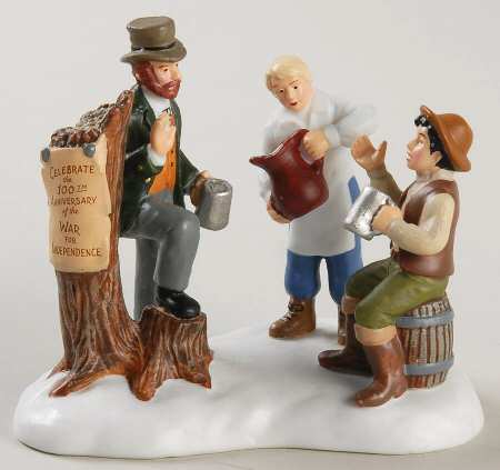 New England Village Conversation Over Coffee - Boxed