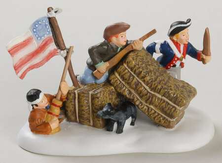 New England Village Little Patriots At Play - Boxed