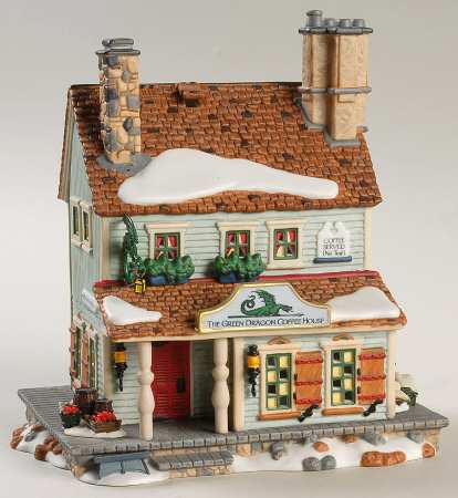 New England Village Green Dragon Coffeehouse - Boxed