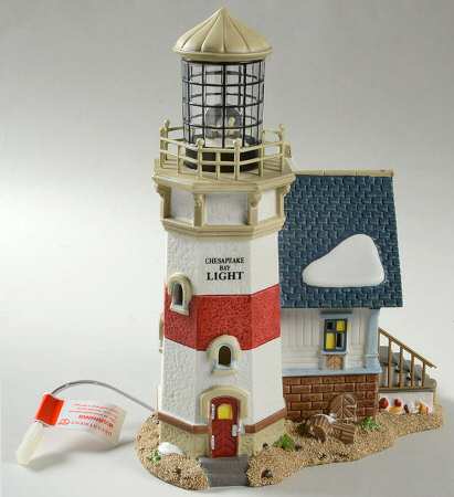 New England Village Chesapeake Bay Light - Boxed