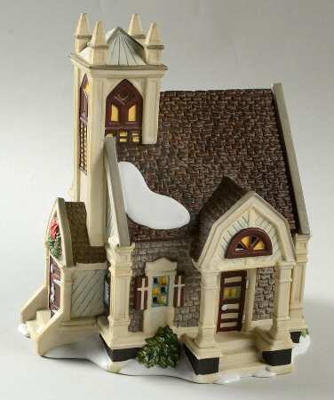 New England Village New Britain Vestry Church - Boxed