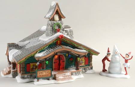 North Pole Village Elf On The Shelf-Scout Elves In Training - No Box