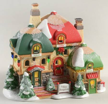 North Pole Village Bitsy Bungalows - Boxed
