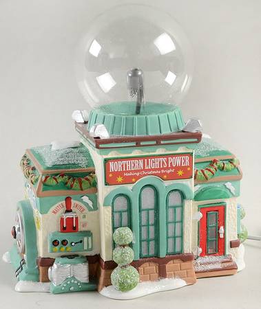 North Pole Village Northern Lights Power - Boxed