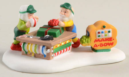 North Pole Village Make-A-Bow Machine - Boxed