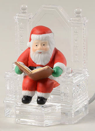 North Pole Village Lit Ice Castle Throne - Boxed
