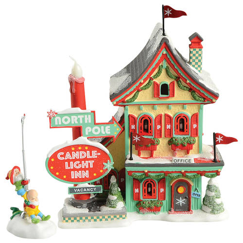 North Pole Village Welcoming Christmas -