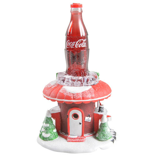 North Pole Village Coca-Cola Soda Fountain - Boxed