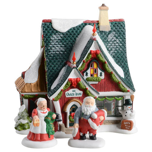 North Pole Village Home For The Holidays S/3 - Box