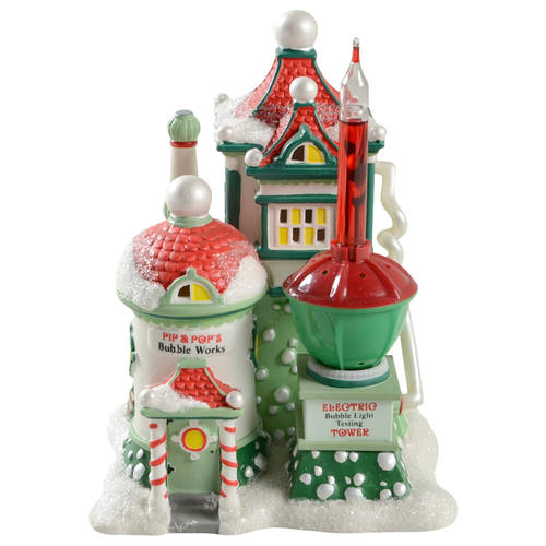 North Pole Village Pip & Pop's Bubble Works - With Box Bx417