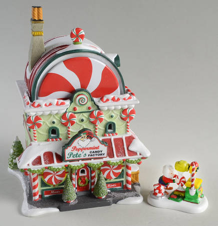 North Pole Village Peppermint Pete's - Boxed