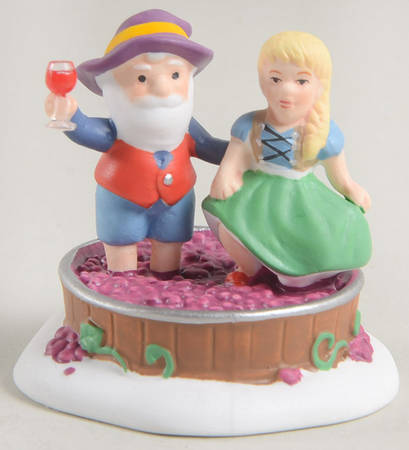 North Pole Village Great Grape Stomping - Boxed