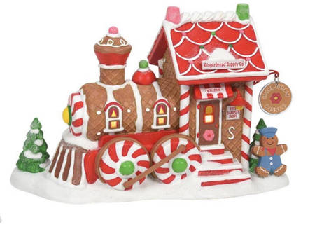 Gingerbread Lane - North Pole Gingerbread Supply Company - With Box