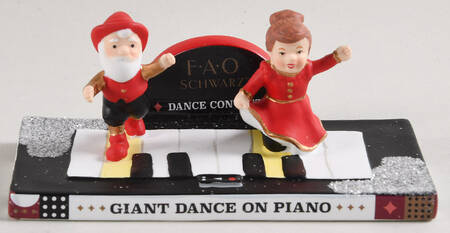 North Pole Village Fao Piano Dance Concert - With Box Bx648
