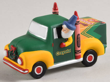 North Pole Village Crayola Delivery Service - With Box