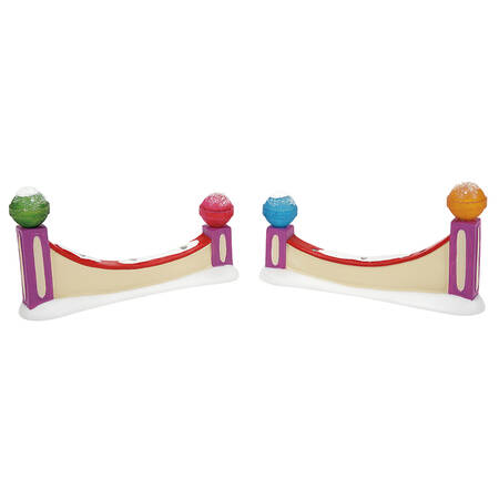 North Pole Village A Tasteful Fence Set Of 2 - With Box Bx662